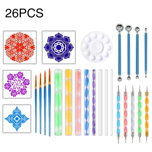 

diy craft embossing professional nail art ball stylus mandala dotting tools rock