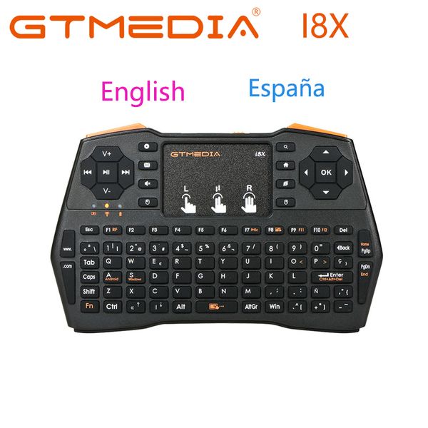 

shelly original i8x english multi language version i8+ 2.4ghz wireless keyboard air mouse touchpad handheld for android tv box mini pc