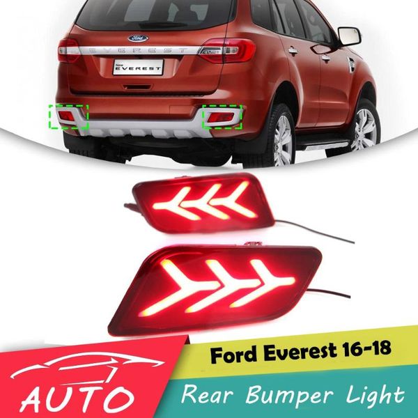 

for everest 2020 2020 red y led rear bumper tail light fog brake lamp