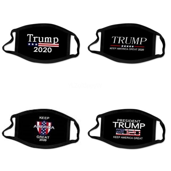 

masks trump face protection printing gaiter shield magic uv seamless triangle for cycling headbands#361, Black