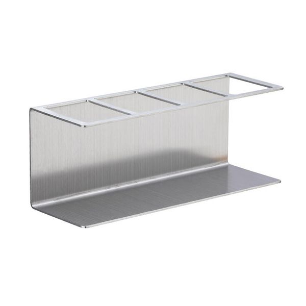 

home storage rack no drilling toothbrush holder wall mounted stainless steel