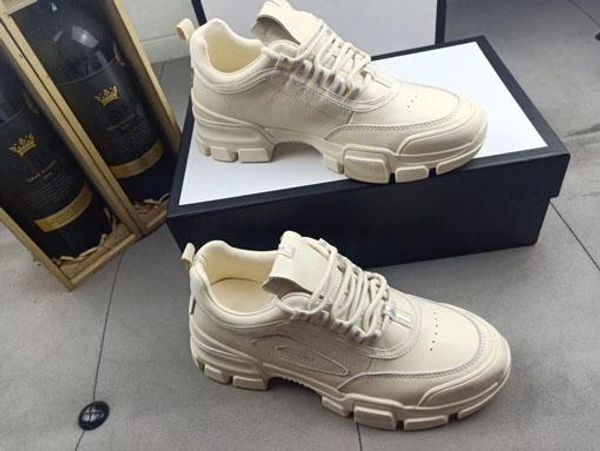 

2019 fashion thick bottom real leather sewing increase high woman s leather shoes lace up ribbon belt buckle ankle boot female rough heel, Black