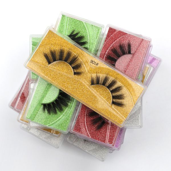 

false eyelashes wholesale 30/40/50/100pcs 3d mink lashes natural makeup in bulk
