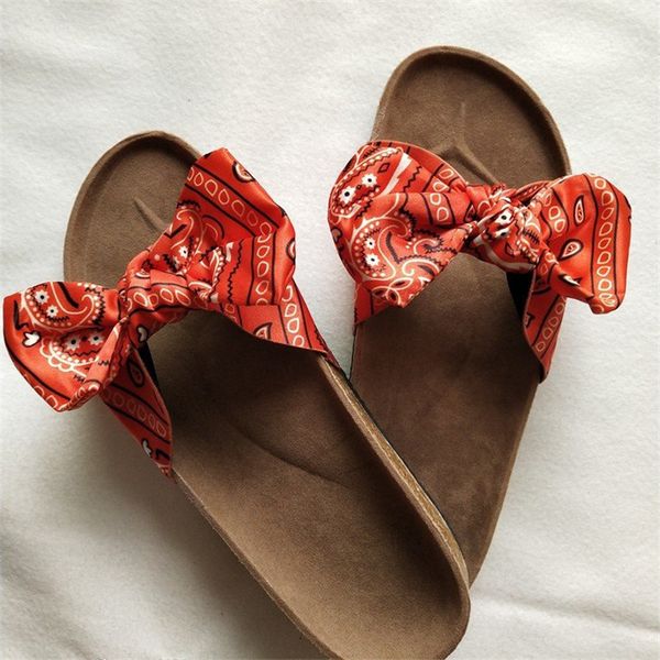 

summer style womens buckle ortc cork slippers slip-on casual classics beach shoes mixed colors girl butterfly-knot slides, Black