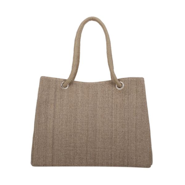 

8colors women's bag large capacity shoulder bag linen beach handbag ladies bags