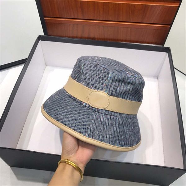 

bucket hat fashion cap mens woman bucket hats caps hats beanie casquettes 2 colors highly quality, Blue;gray