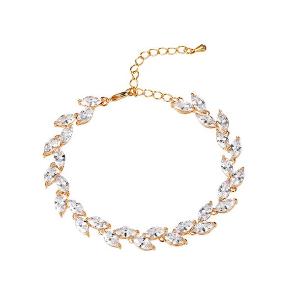 

brand fashion charm cubic zircon multicolor geometric crystal bracelets for women popular jewelry wedding party gift, Black