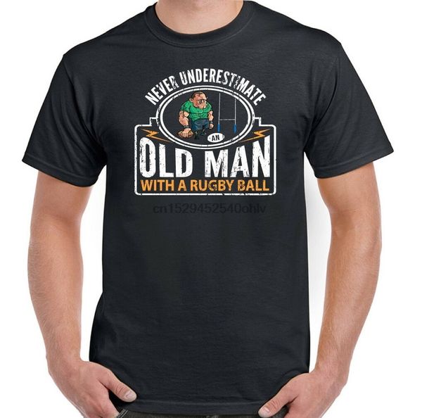 

смешные регби t-shirt mens англия уэльс ирландия никогда недооценка старик