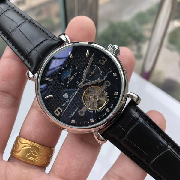 

02 2020 Mens Watch Automatic machinery Movement Chronograph Male Men boat Watches