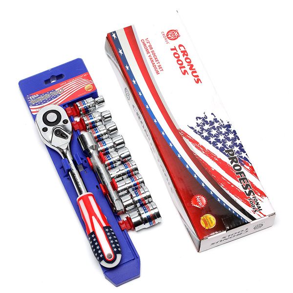 

1/2 set of 12 sets of socket service tools ratchet wrench set