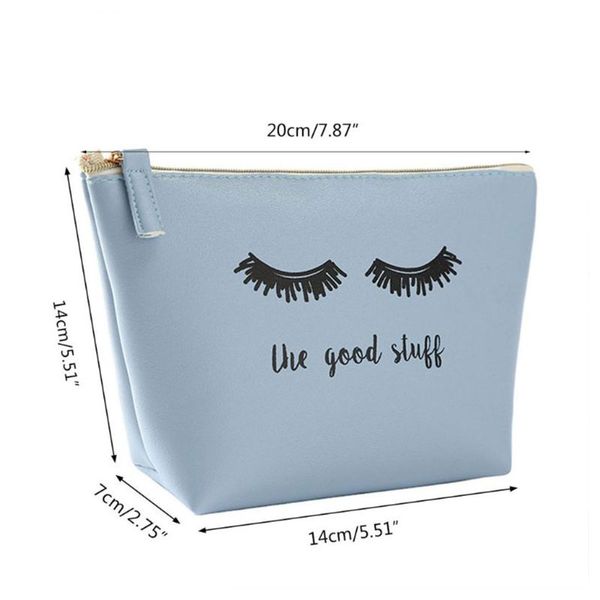

cosmetic bags & cases girls bag lovely eyelash patterns makeup toiletries organizer home trip q1qa