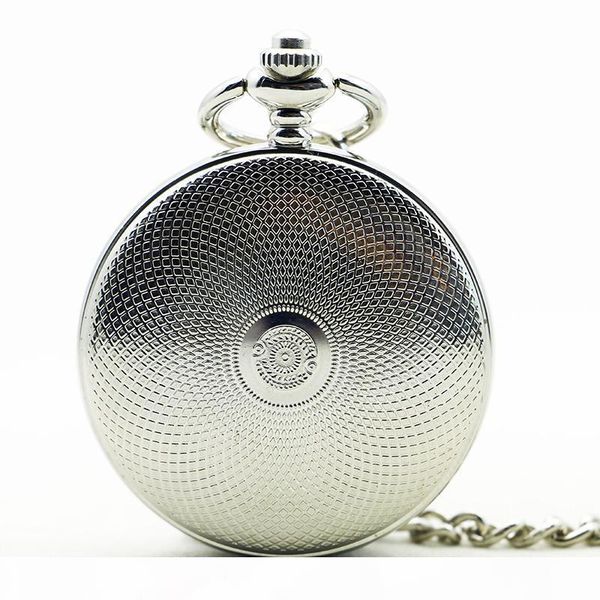 

vintage silver механические мужские часы roman циферблатом человек часы ручной ветер механические часы с designerket fob цепной мужчин подар, Slivery;golden