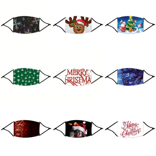 

face christmas masks with breathing valve christmas mask dust haze, with 2 1pcs pm2.5 filter reusable face christmas mask by#98833, Black