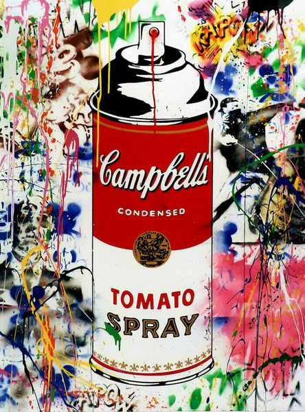 

mr brainwash graffiti art campbell tomato spray wall decor handpainted &hd print oil painting on canvas wall art canvas pictures 200814