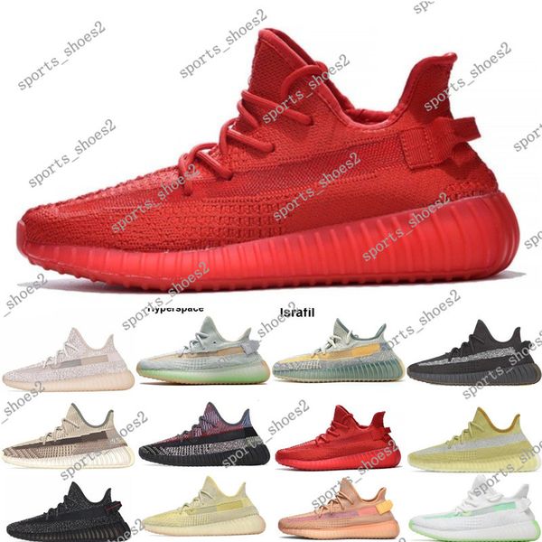 

kanye west men womens shoes 2020 women trainers zebra static black bred cream white sesame sports sneakers 36-45 fifty b001