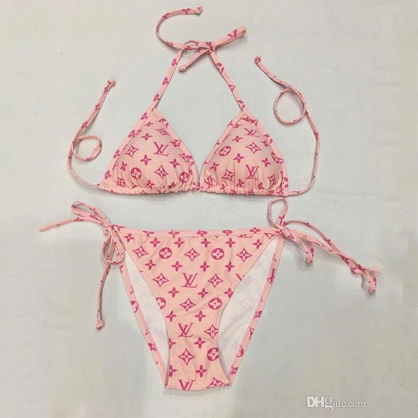 

women designer bikini fashion two pieces swimwear 2020 new brand letter printed bikinis women luxury bikinis swimwear 7 styles, White;black