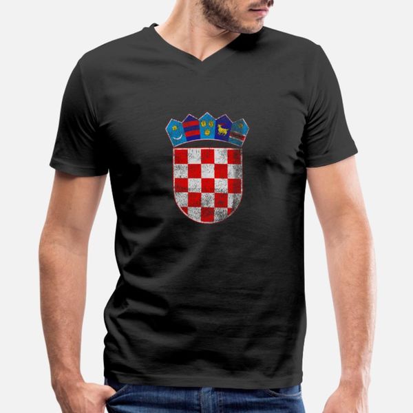 

croatian coat of arms croatia symbol t shirt men designs tee shirt s-xxxl normal cute new style spring autumn kawaii shirt