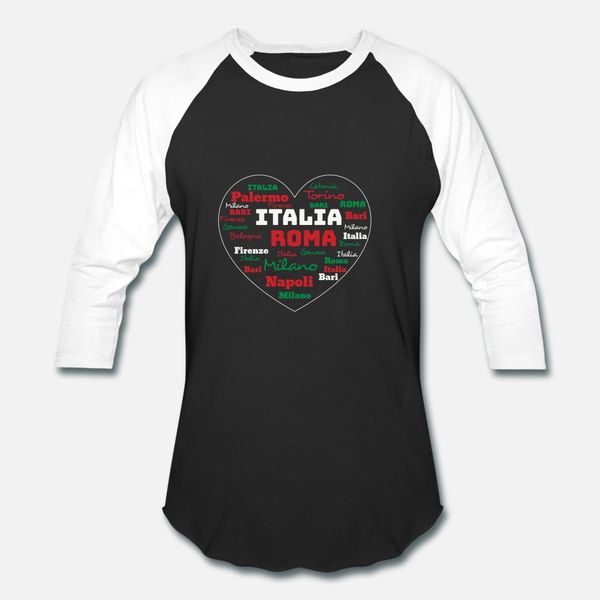 

italy heart italia cuore cloud holiday original t shirt men printing 100% cotton s-xxxl solid color famous comfortable spring autumn shirt