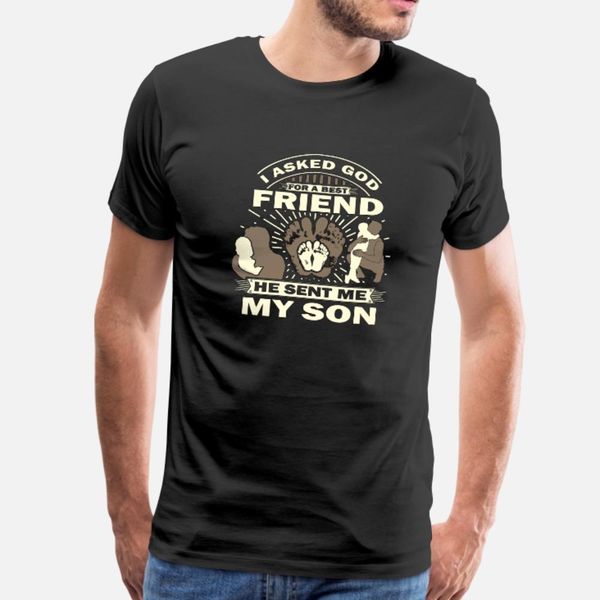 

father and son he sent me my son t shirt men printed cotton s-3xl kawaii anti-wrinkle funny summer original shirt