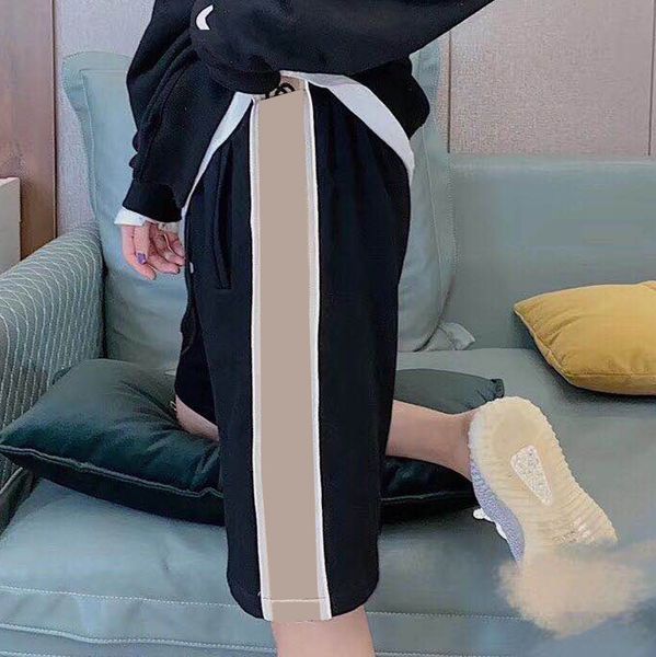 

2020ss made in italy reflective elastic waist shorts high street drawstring pants vintage outdoor short pants sport casual shorts hfymkz199, Black