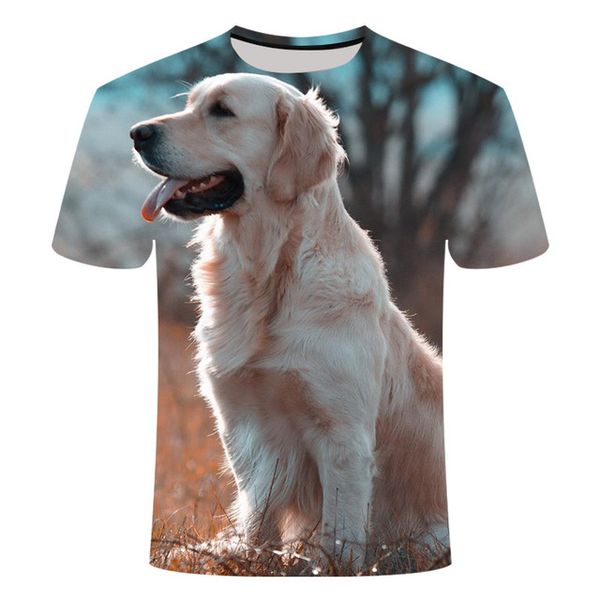 

new pet dog labrador retriever large pattern can be customized and size 4-20 years 3d print shirts hippie funny harajuku men clothing