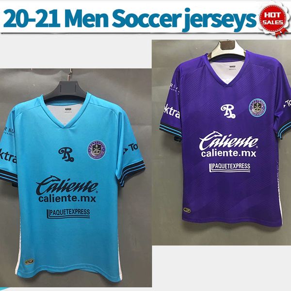 

mazatlan fc soccer jersey blue mexico league soccer shirts 20-21 purple short sleeve customized men football uniforms, Black;yellow