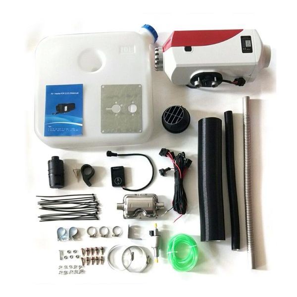 

12v 2kw air heater diesel heater parking air car truck boat universal white red