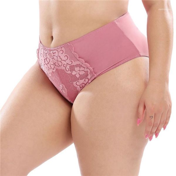 

fashion solid color panties women designer plus size breathable panties lace floral comfortable underwears briefs, Black;pink
