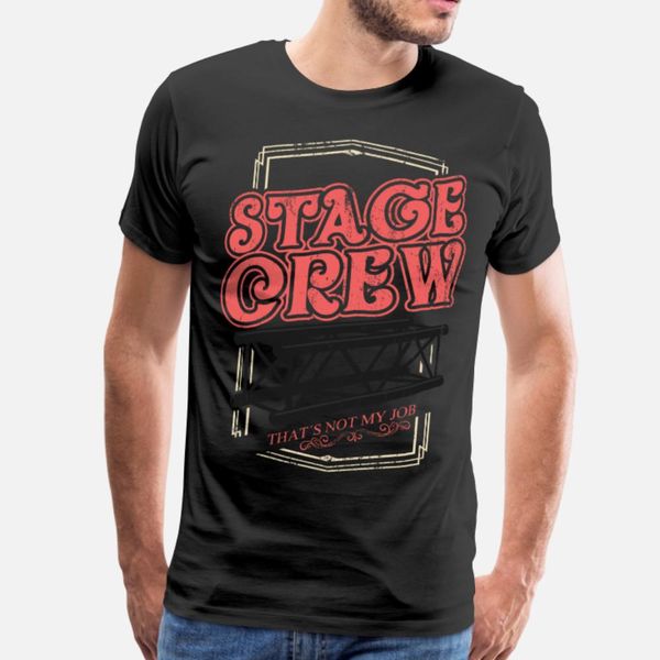 

stagehand stagecrew crew roadie event gift t shirt men personalized short sleeve o-neck novelty graphic comfortable summer trend shirt