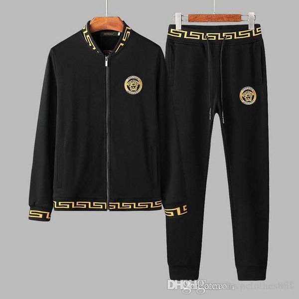 

конструктор куртки мужские куртки и брюки спортивные фуфайки тавра tracksuit вскользь men zipper куртка мужская одежда спорт костюм, Gray