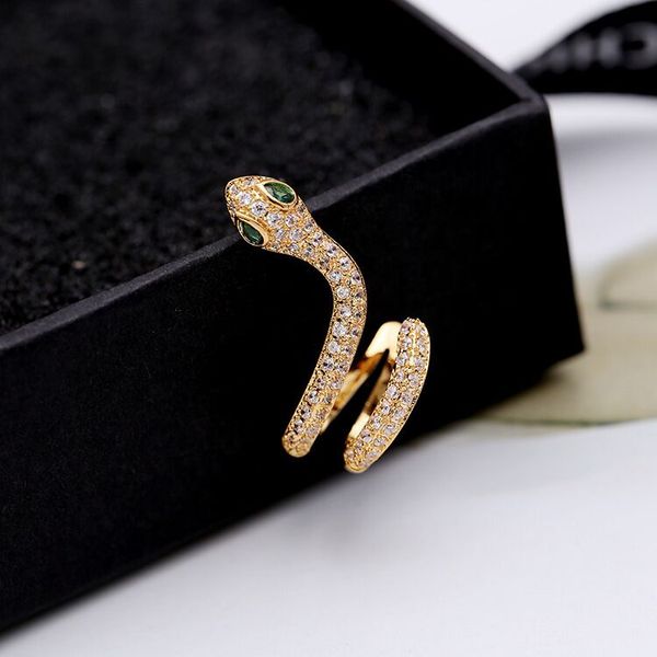 

luxury designer jewelry women earrings snake head bead designer earings pair for engagement gift silver gold designer earrings, Golden