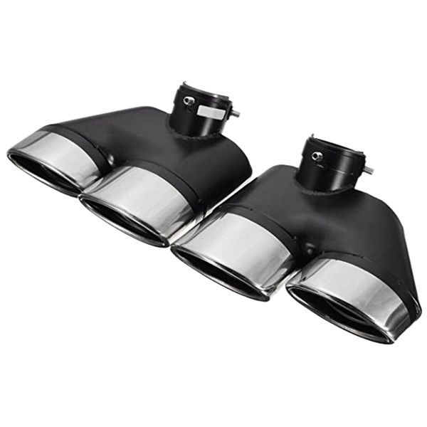 

2pcs car rear exhaust pipe stainless steel muffler tail pipe for w220 s430 s500 for 2000 2001 2002 2003 2004 2