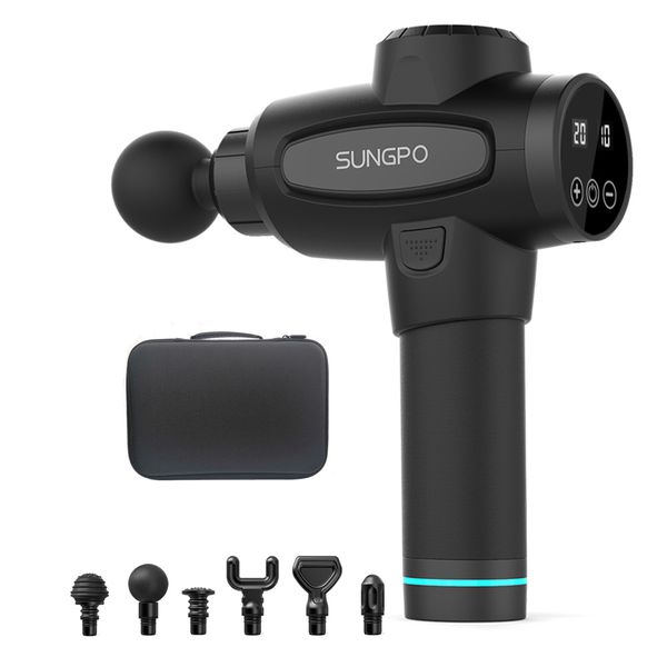 

wholesale massage gun depth relief massager wireless electric whole body shock muscle meridian fascia gun muscle relaxer