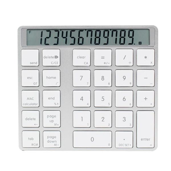

lcd display calculator wireless bluetooth 2 in 1 numeric keypad magic ultra thin for lapdigital keyboard portable computer
