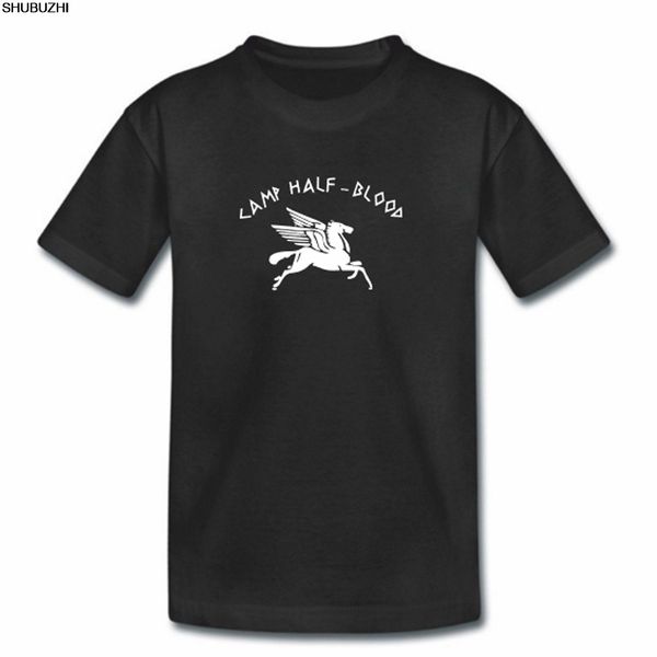 

camp half blood tshirt - black - childrens kids girls boys percy jackson