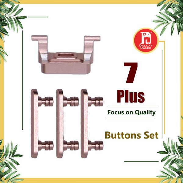 

cgjxsfor iphone 7 plus 3 in 1 side button set lock power key switch on buttons /off with mute switch and volume button