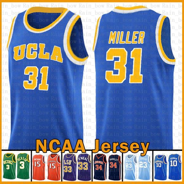 

reggie 31 miller kyrie campus bear ucla 11 kawhi basketball jersey irving stephen 30 curry ncaa 2 university leonardkawhi 15 leonard mccall, Black