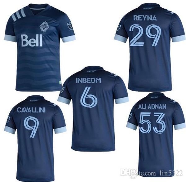 

2020 vancouver soccer jerseys mls cavallini inbeom whitecaps fc 20 21 football shirt, Black