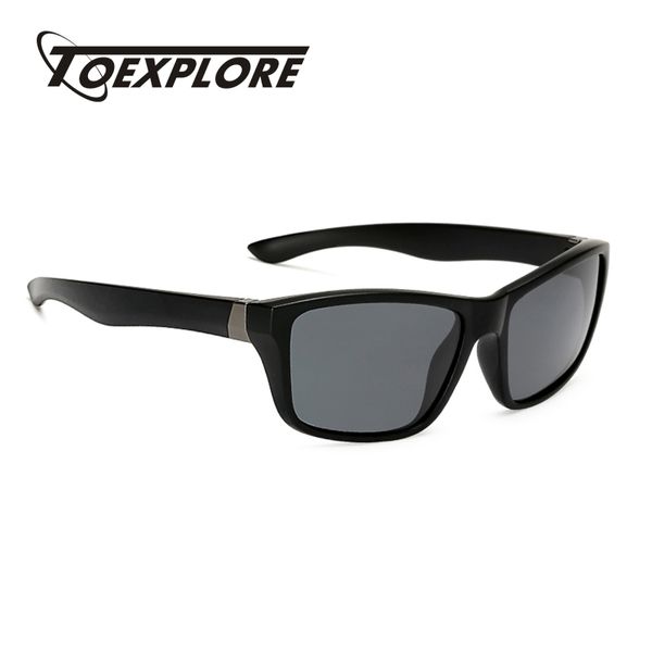

sunglasses toexplore polarized men anti-glare sports eyewear driving eyeglasses outdoor goggles luxury brand designer uv400, White;black