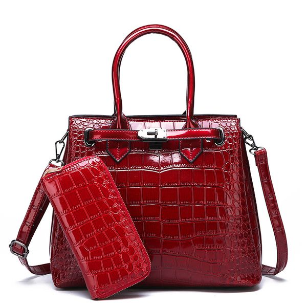 

super space 2020 handbags new fashion one-shoulder messenger picture and mother bag crocodile pattern shopping wallet handbag