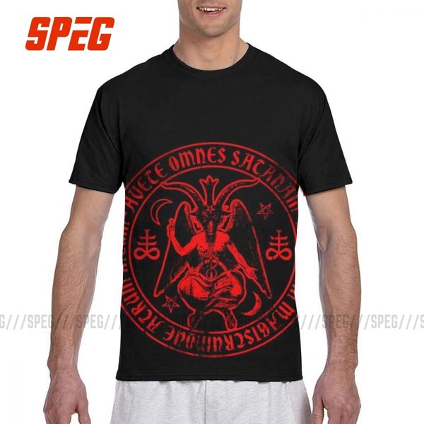 

fun satanic baphomet t-shirts for men all over print full 3d polyester t shirt satanism evil devil hell satan tees clothes