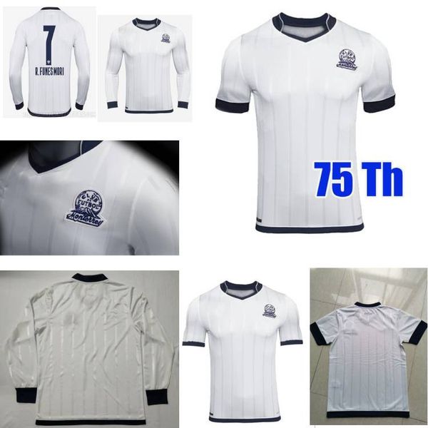 

size: s- iga 75th monterrey soccer jerseys rayados 75th limited edition football shirt monterey jersey r.funes mori maillot de foot, Black