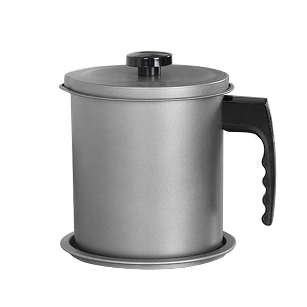 

cooking 1.7l pot oil bottle separator with filter kitchen tool storage container