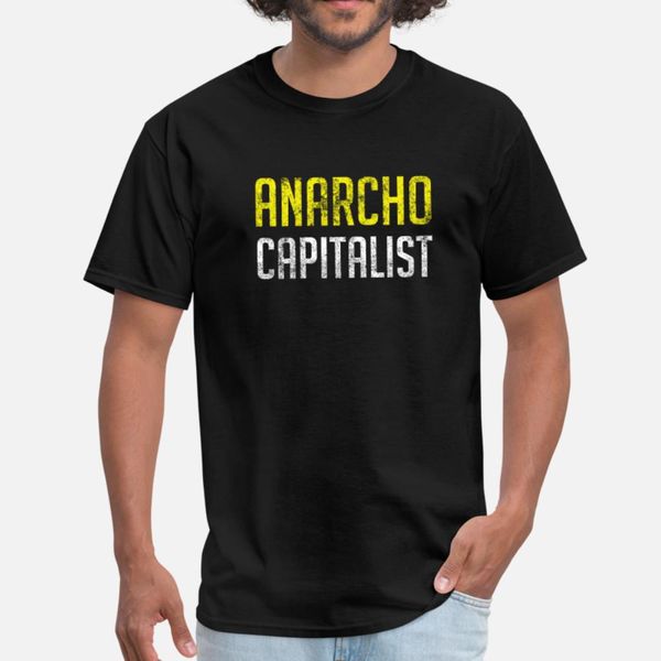 

anarcho capitalist libertarian anarchist t shirt men anti-wrinkle short sleeve s-xxxl kawaii anti-wrinkle basic summer pattern