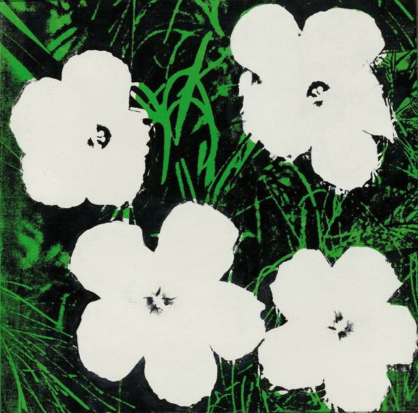 

энди уорхол цветы белый большой размер декора стены картины маслом на холсте домашнее украшение стены искусства холст изображения для гостин