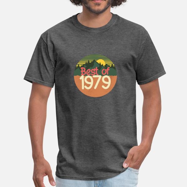 

vintage birthday of 1979 t shirt men create 100% cotton crew neck natural sunlight comfortable summer style original shirt