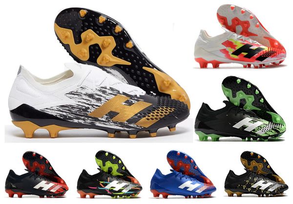

2020 predator mutator 20.1 low ag inflight pp paul pogba mens boys soccer football shoes 20+x cleats boots size 39-45