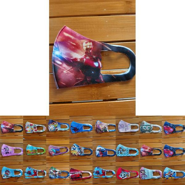 

masks sports 2020 10pcs washable cycling new cartoon fashion girls designer print face riding and mask boys luxury mask for dustproof xhdnn