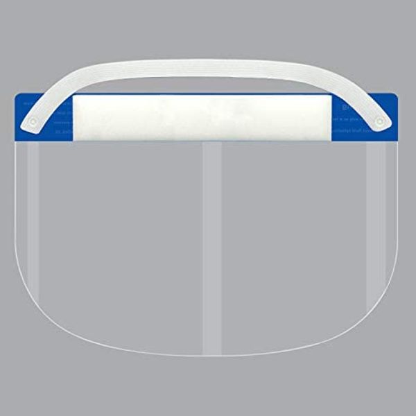 

reusable face shield face cover with elastic band with comfort sponge by raps