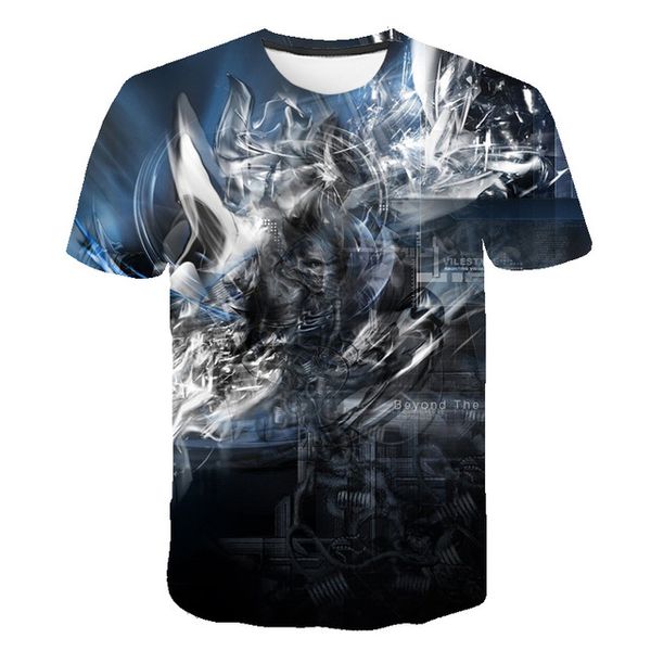 

summer colourful breathable and cool print 3d print shirts horror comics graphic men clothing